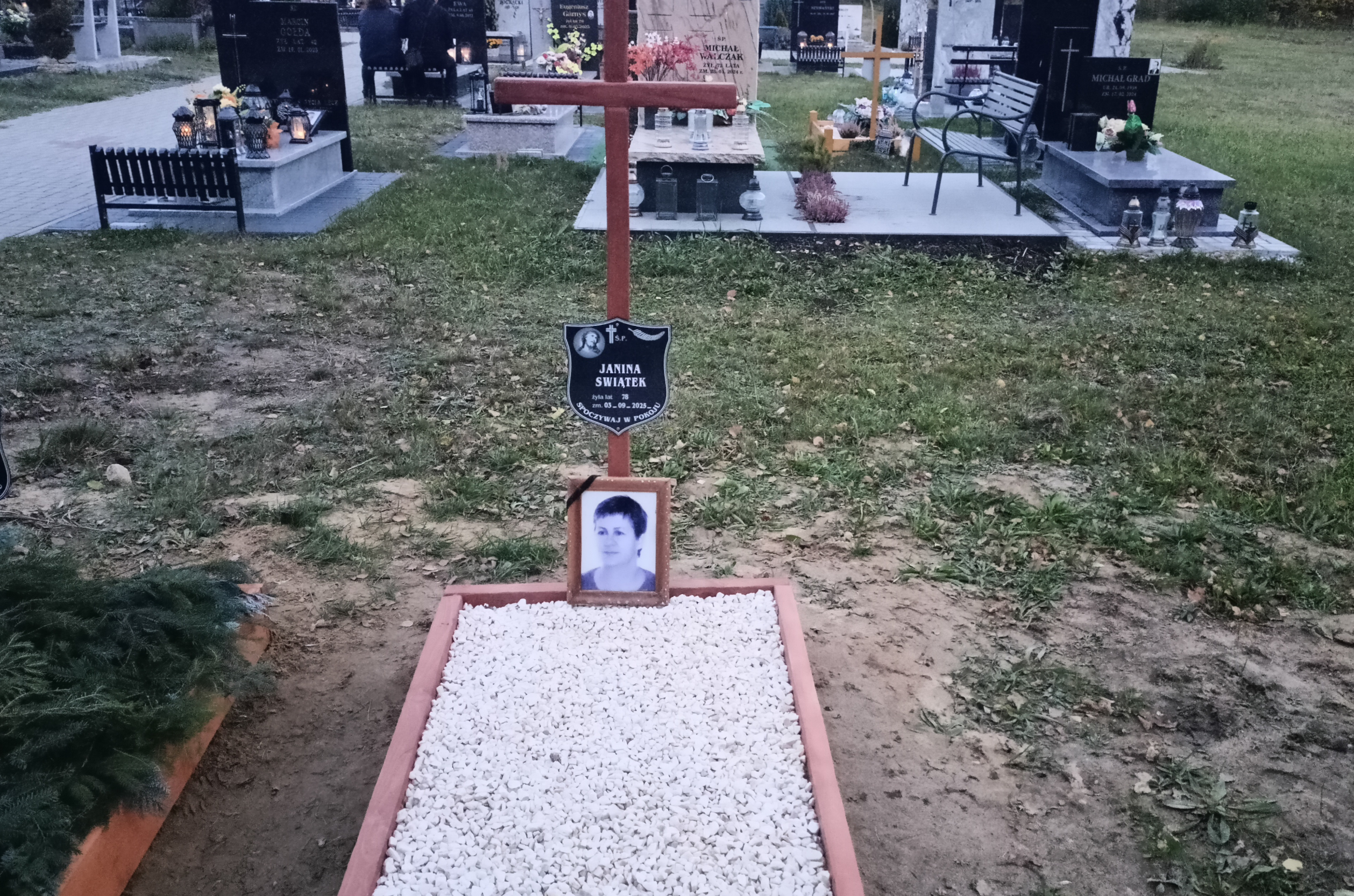 Grób Janina Świątek